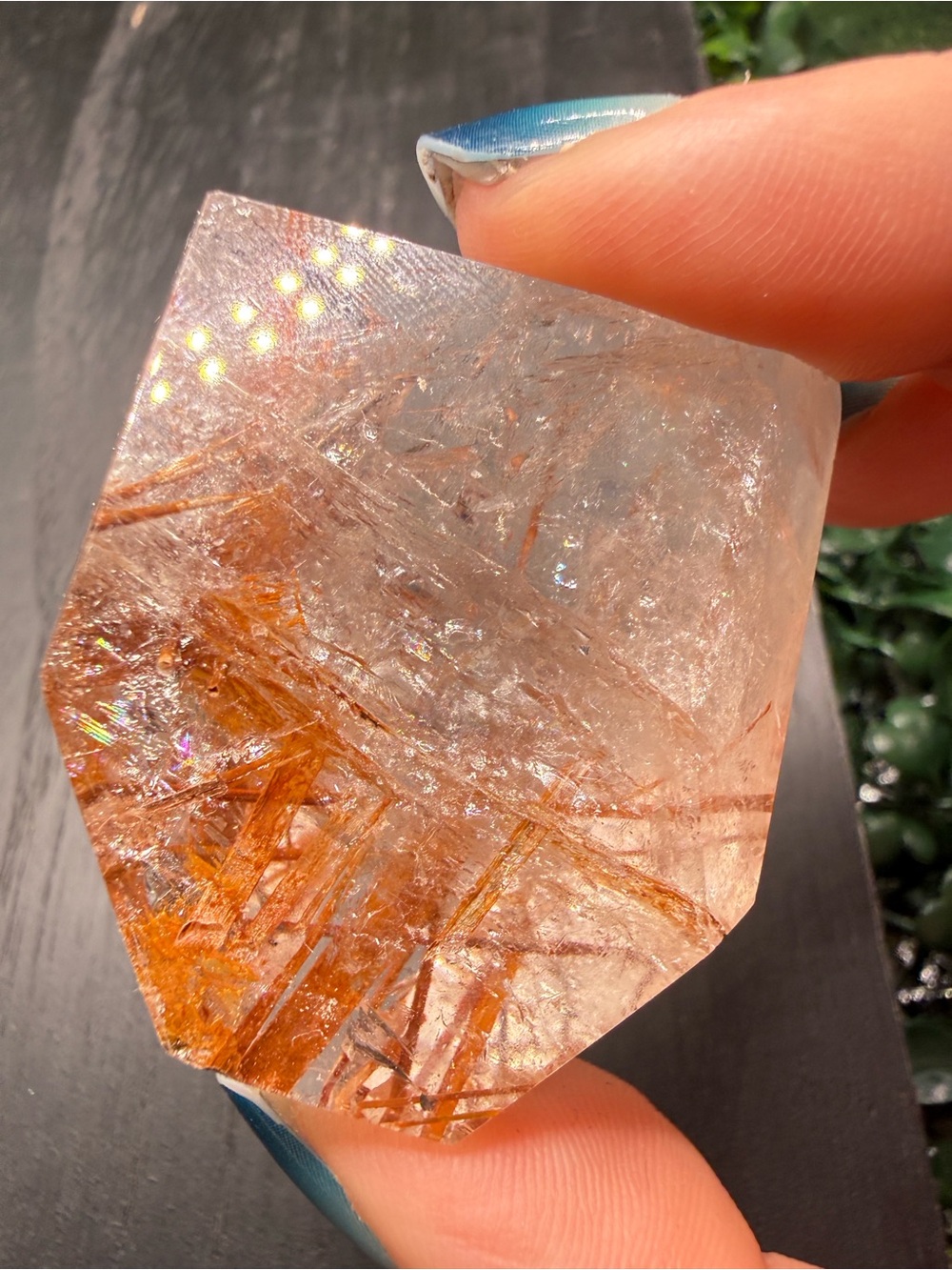 Red Rutilated Quartz Freeform - Picture 8 of 10